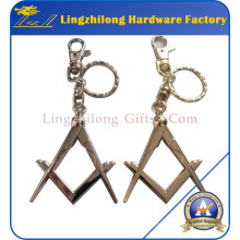 Masonic Square Keychain Masonic Regalia Keyring